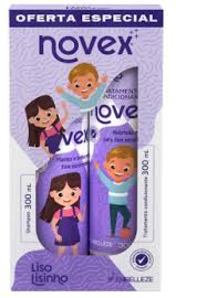 KIT SH/COND NOVEX REVITAY 300ML LISO LISINHO