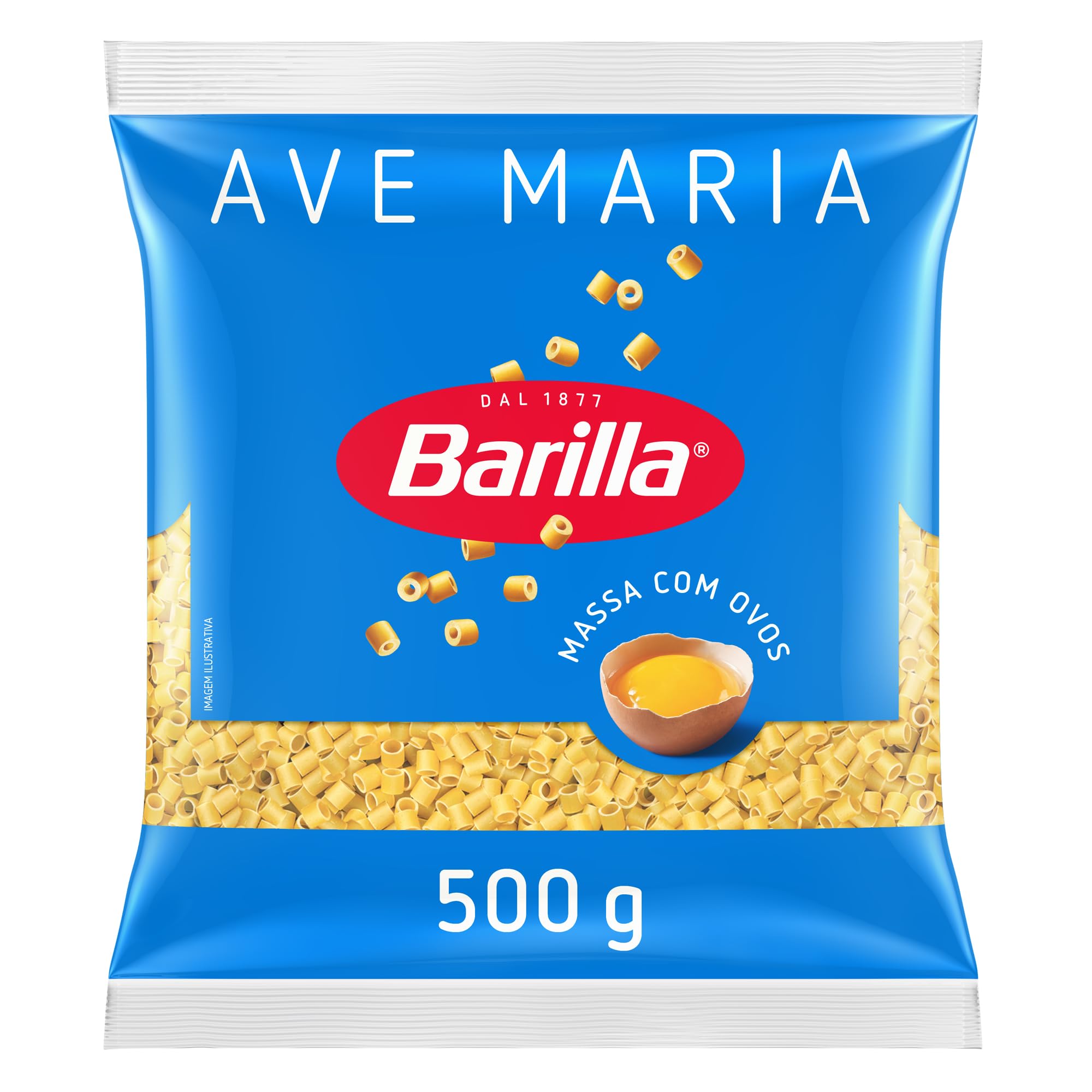 MAC C/OVOS BARILLA 500G AVE MARIA