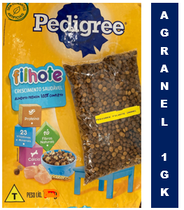 RACAO CAES PEDIGREE FILHOTE GRANEL