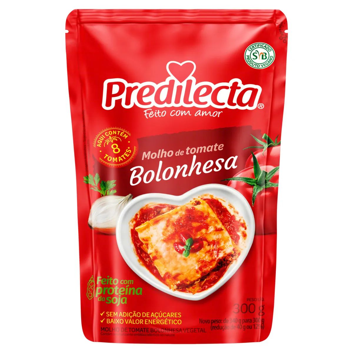 MOLHO TOM PREDILECTA SC 300G BOLONH