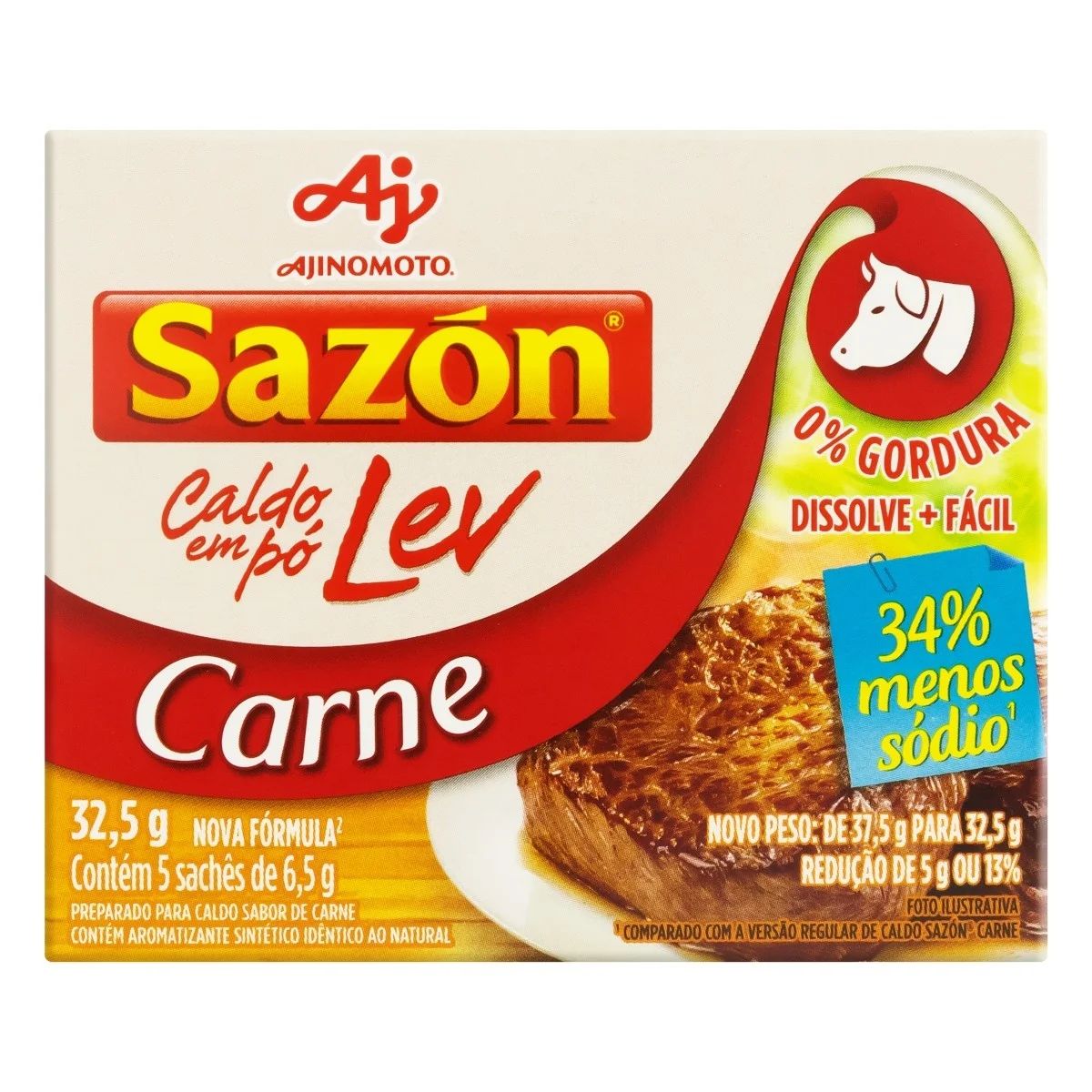 CALDO PO SAZON LEV 32,5G CARNE