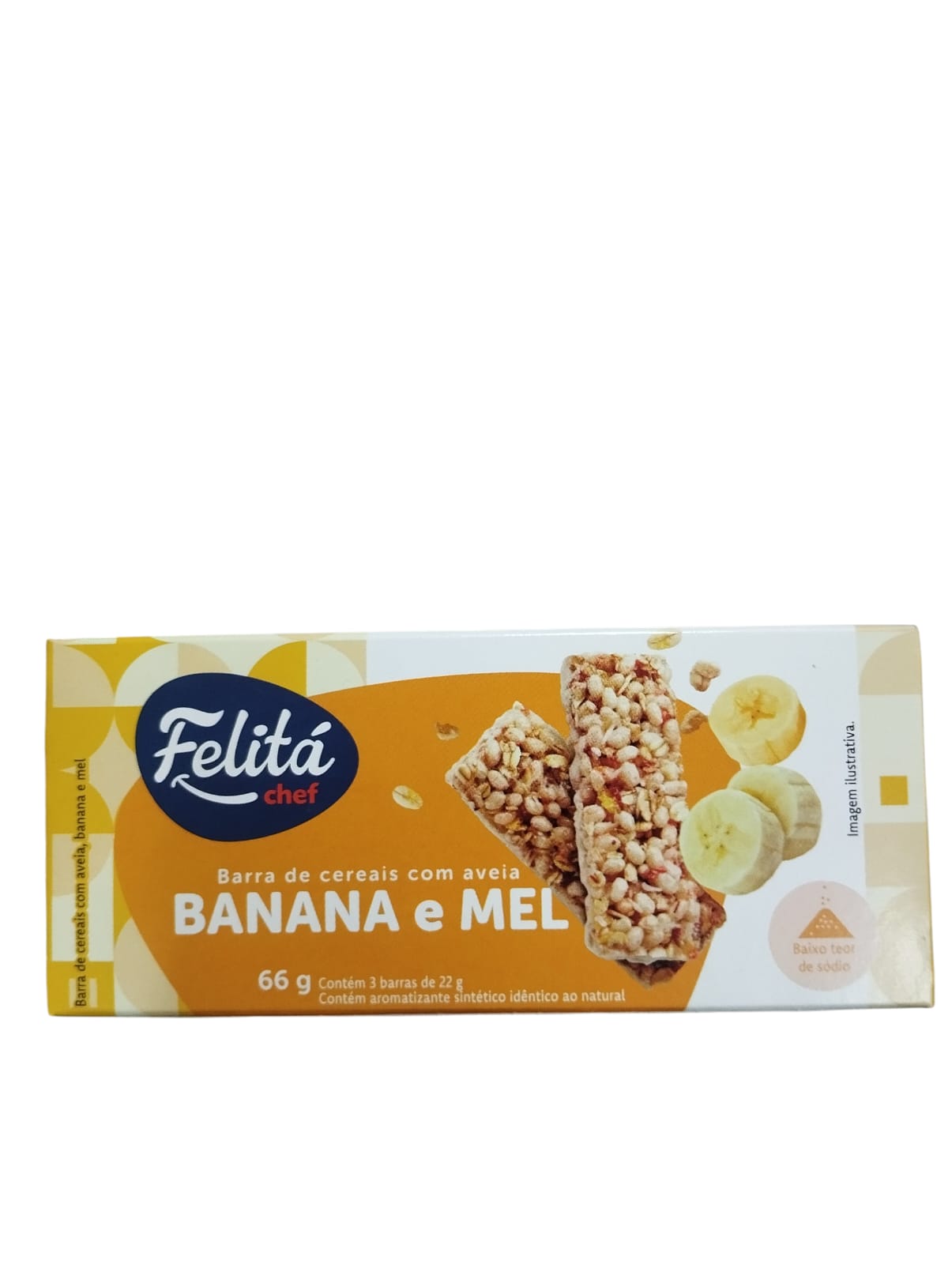 BARRA CEREAIS FELITA CHEF 66G BANANA