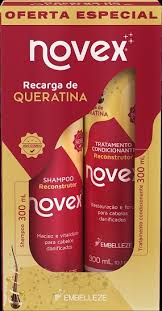 KIT SH/COND NOVEX REVITAY 300ML QUERATINA