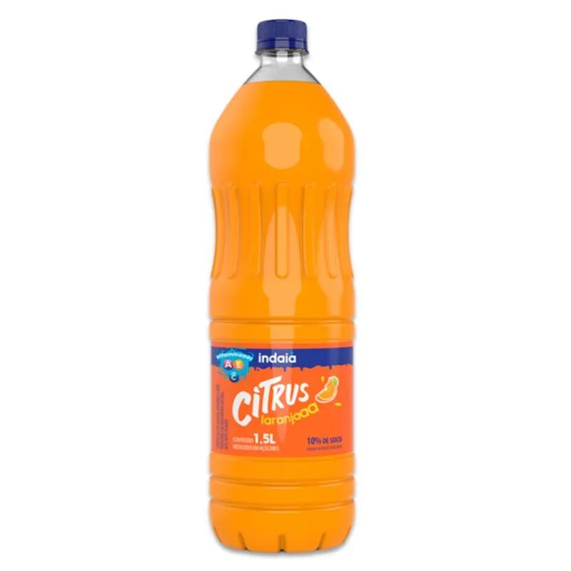 SUCO CITRUS INDAIA 1,5L LARANJA