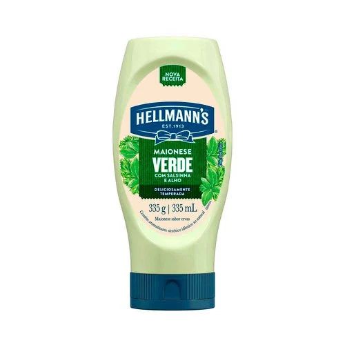 MAIONESE HELLMANNS VERDE 335G