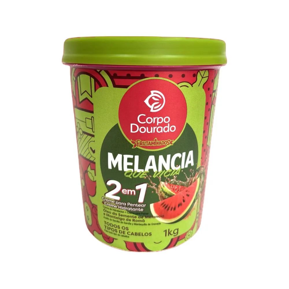 CR TRAT CORPO DOURADO 1kg 2EM1 MELANCIA