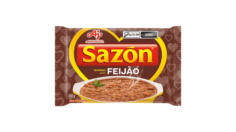 TEMP SAZON 60G FEIJAO MARRON