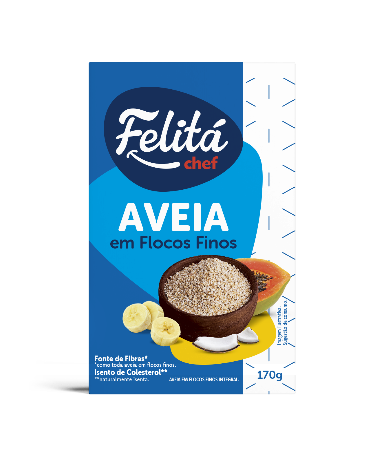 AVEIA EM FLOCOS FINOS FELITA 170G