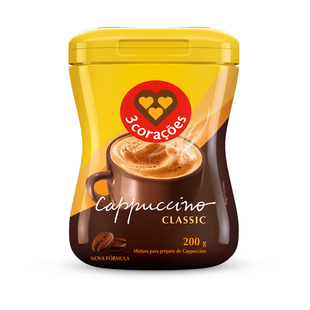 CAPPUCCINO 3 CORACOES 200G CLASSIC