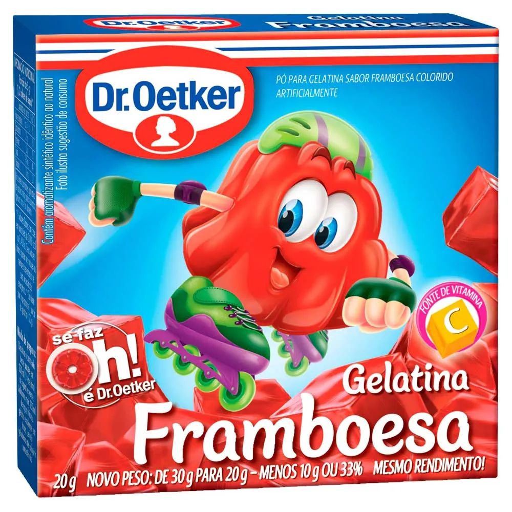 GELATINA DR OETKER 20G FRAMBOESA