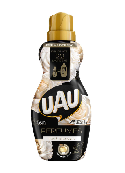 AMACIANTE CONC UAU 450ML CHA BRANCO