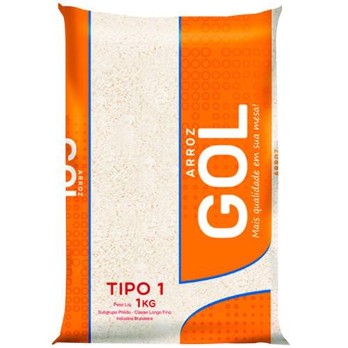 ARROZ BRANCO T1 GOL 1KG