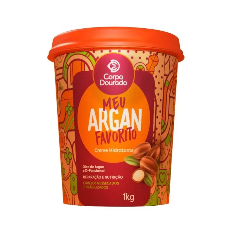 CR TRAT CORPO DOURADO 1kg MEU ARGAN FAVORITO