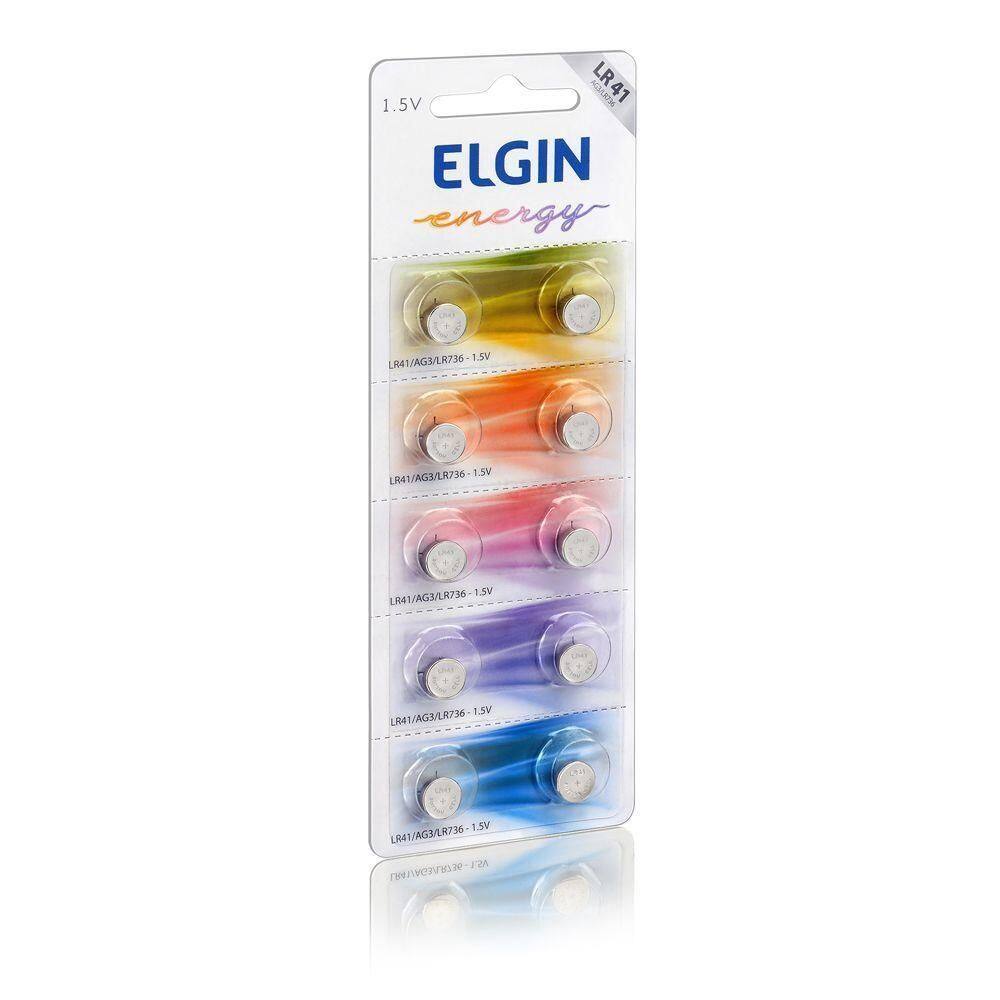 BATERIA ALCALINA ELGIN LR41 C/10