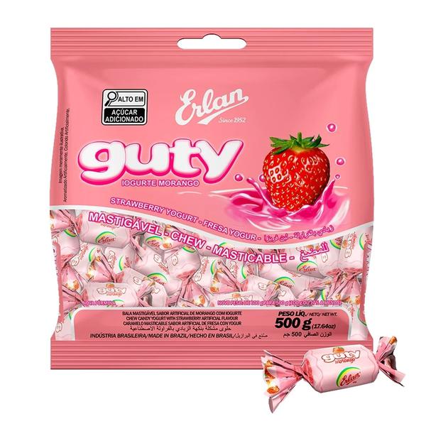 BALA MASTIGAVEL ERLAN 700G GUTY MORANGO