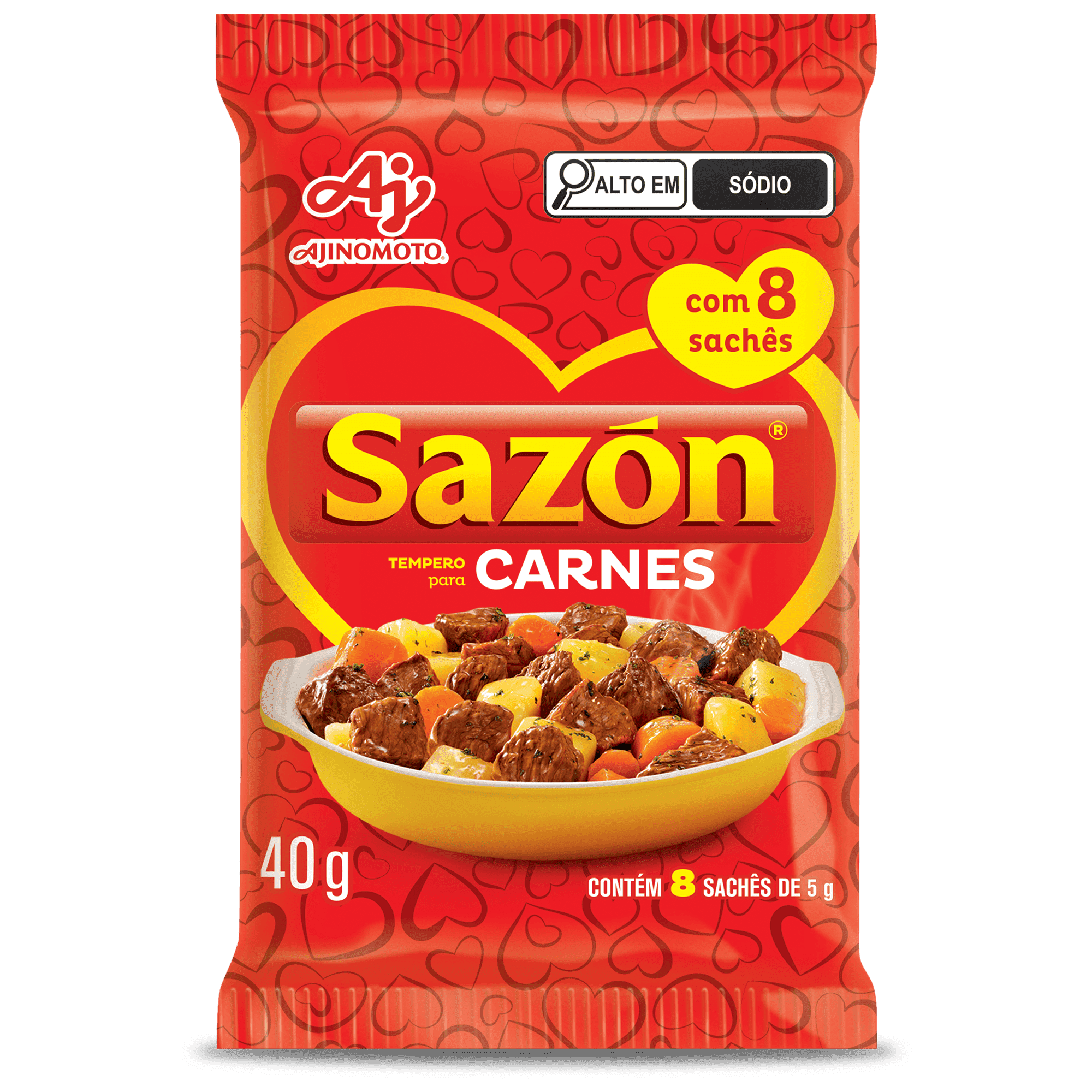 TEMP SAZON 40G VERMELHO