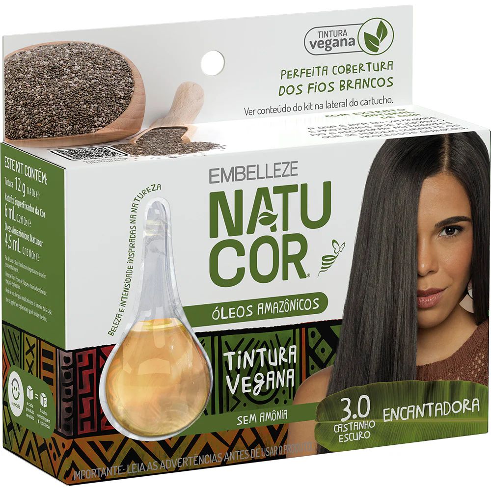 TINT CAP NATUCOR 24G 3.0 CAST ESCURO
