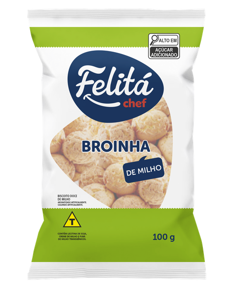 BISC BROINHA DE MILHO FELITA 100G
