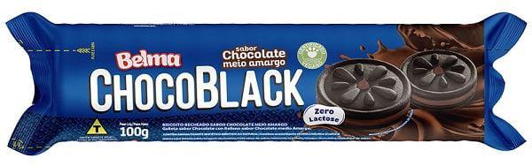 BISC RECH BELMA 100G CHOCO BLACK