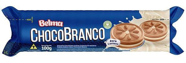 BISC RECH BELMA 100G CHOCO BRANCO
