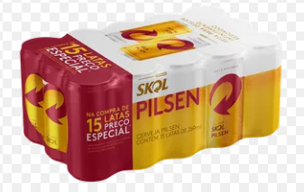 CERV SKOL PILSEN LT 269ML PACK C/15