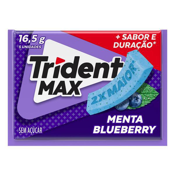 CHICLE TRIDENT MAX 16,5G MENTA BLUEBERRY