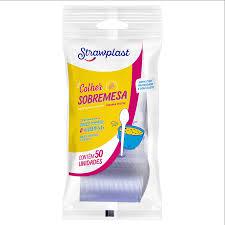 COLHER DESC STRAWPLAST C/50 SOBREME CRISTAL