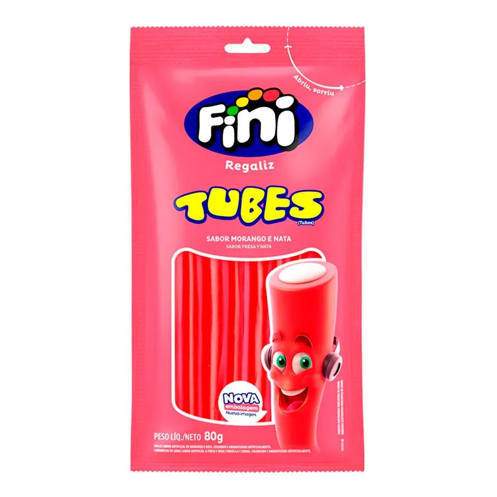 FINI TUBES 80G MORANGO