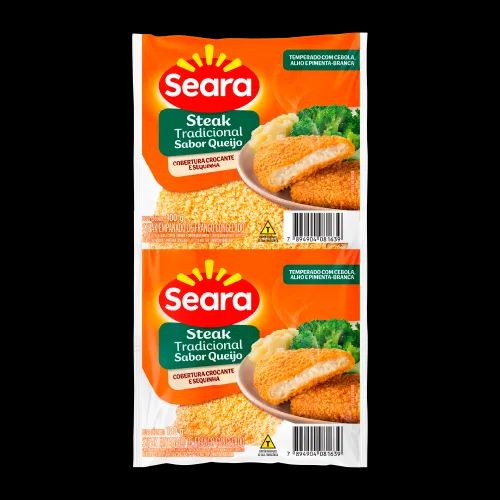 STEAK FRANGO SEARA 100G QUEIJO
