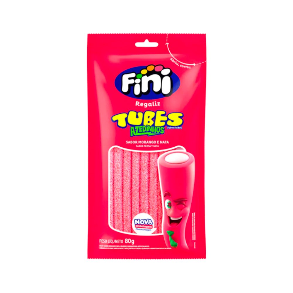 FINI TUBES 80G MORANGO CITRICO