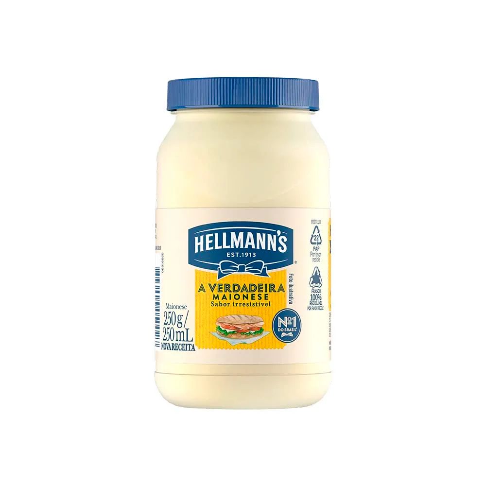 MAIONESE HELLMANNS PET 250G