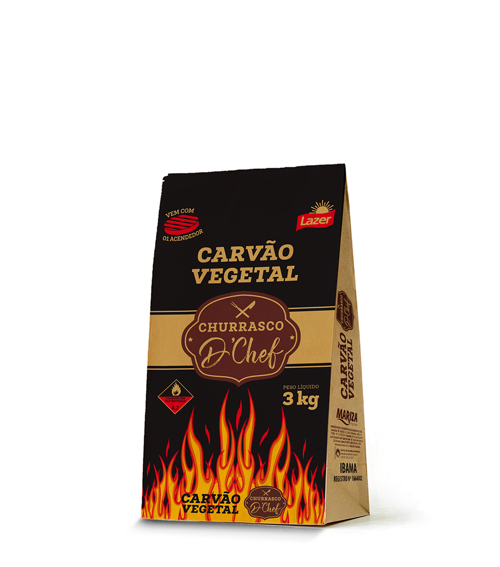 CARVAO VEGETAL DCHEF 3kg