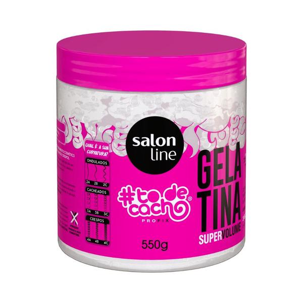 GELATINA SALON LINE TODECACHO 550G MAIS VOLUME