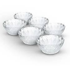 JOGO 6 BOWL P/ SOBREMESA VD 300ML