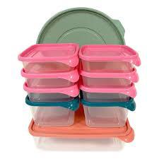 KIT 10 PECAS POTE ORGANIZA COLOR