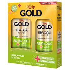 KIT SH/COND NIELY GOLD 275/175ML AGUA COCO