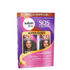 KIT SH/COND SOS SALON LINE 300ML SUPER OLEOS