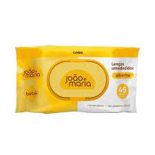 LENCO UMD BEBE JOAO E MARIA C/45UN S/FRAGRANCIA