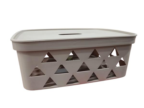 ORGANIZADOR C/TAMPA TRIANGULOS 14L