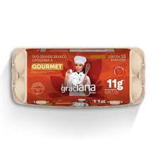 OVOS BRANCOS GD C/10 UN GRACIANA