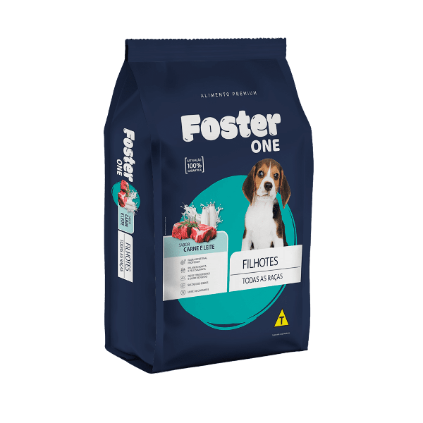 RACAO FOSTER ONE CAO FIL 20KG CAR/LEI