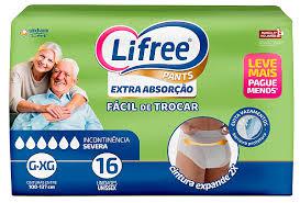 ROUPA INT CALCA EXTRA ABS LIFREE G/XG C/16