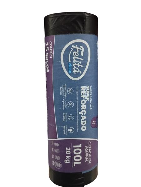 SACO LIXO FELITA 100L C/15 ROL