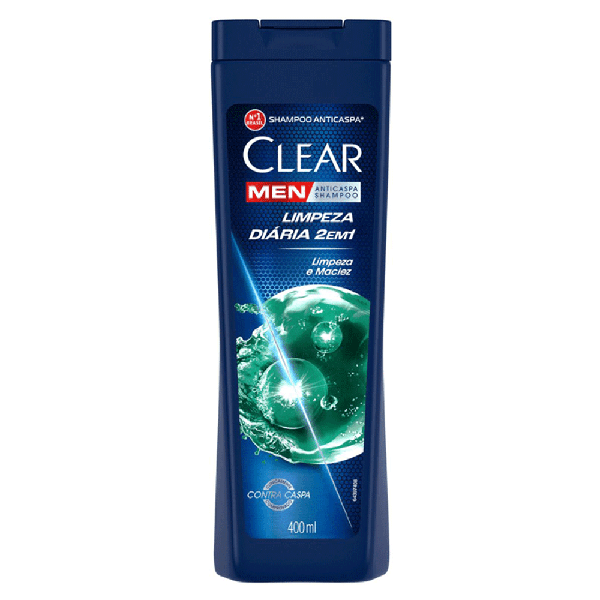 SH CLEAR ANTICASPA 400ML 2EM1 LIMP DIA