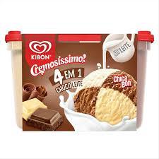 SORVETE KIBON CREMOSISSIMO 2L 4EM1 CHOC