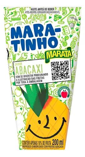 SUCO MARATINHO TP 200ML ABACAXI