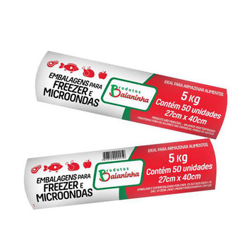 SACO FREEZ.MICRO BAIANINHA 5KG