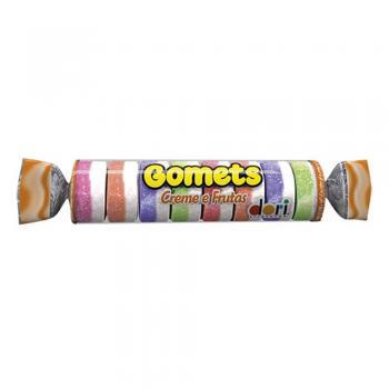 BALA DORI GOMA TUBO CREME E FRUTAS C/8