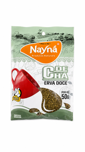 CHA NAYNA IN  NATURA ERVA DOCE 50G