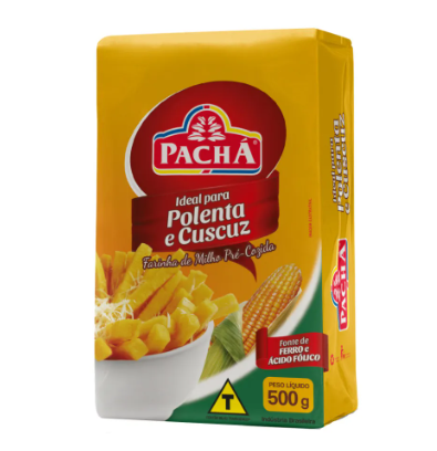 FARINHA DE MILHO POLENTA/CUSCUS 500G